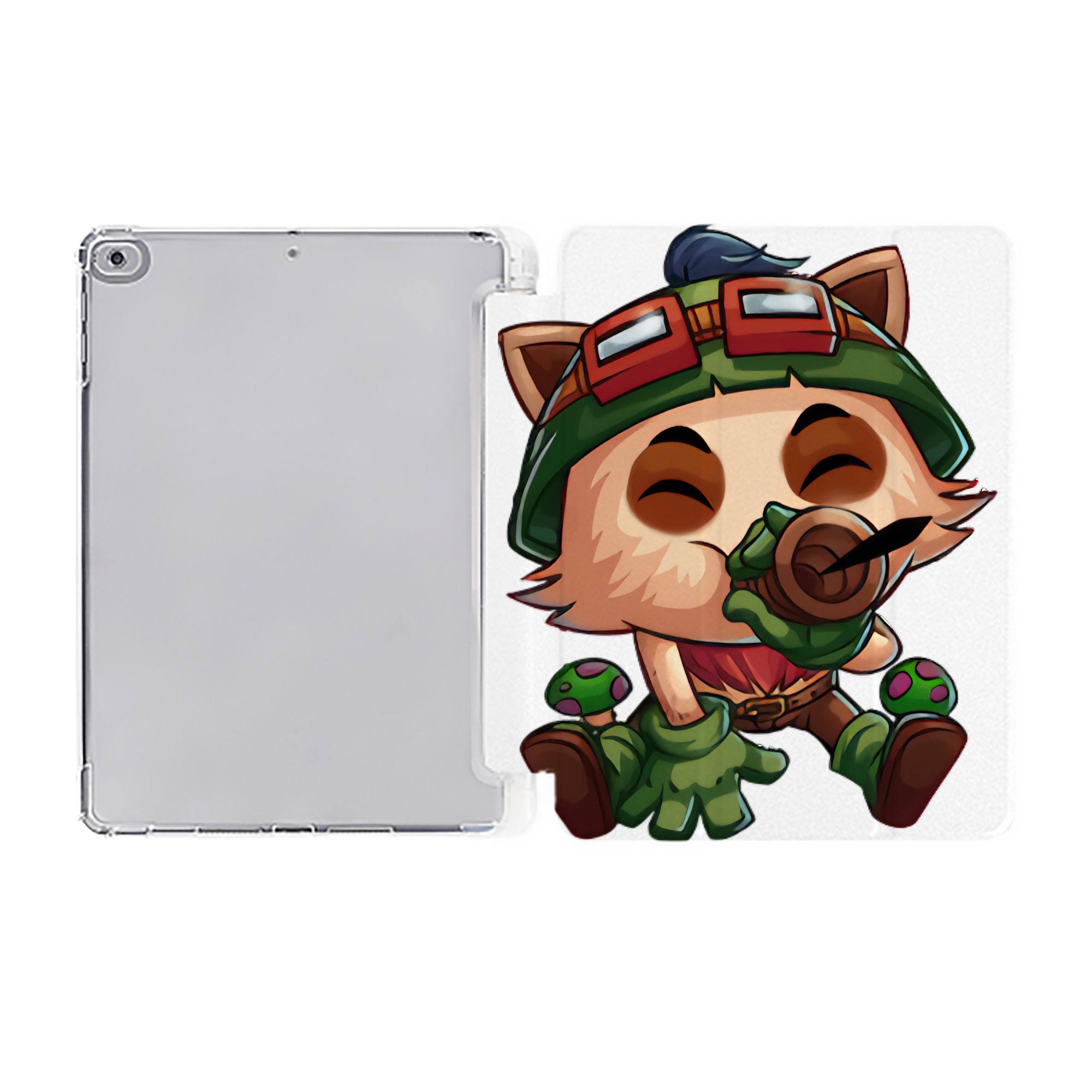（画像用） リーグ・オブ・レジェンド League of Legends LOL IPad ケース ペン収納付き 三つ折りスタンド PUレザー×シリコン 対応機種9.5/10.5/10.9インチ
